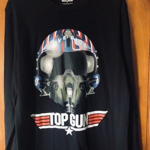 Mens L Top Gun long sleeve shirt Maverick
